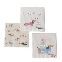 SADA UBROUSKŮ 20 ks - hnědá/béžová, Basics, papír (17/17/3cm)