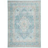 VINTAGE-TEPPICH 130/190 cm Leo Creme, Pastellblau, Cognac  - Pastellblau/Cognac, LIFESTYLE, Kunststoff/Textil (130/190cm) - Novel