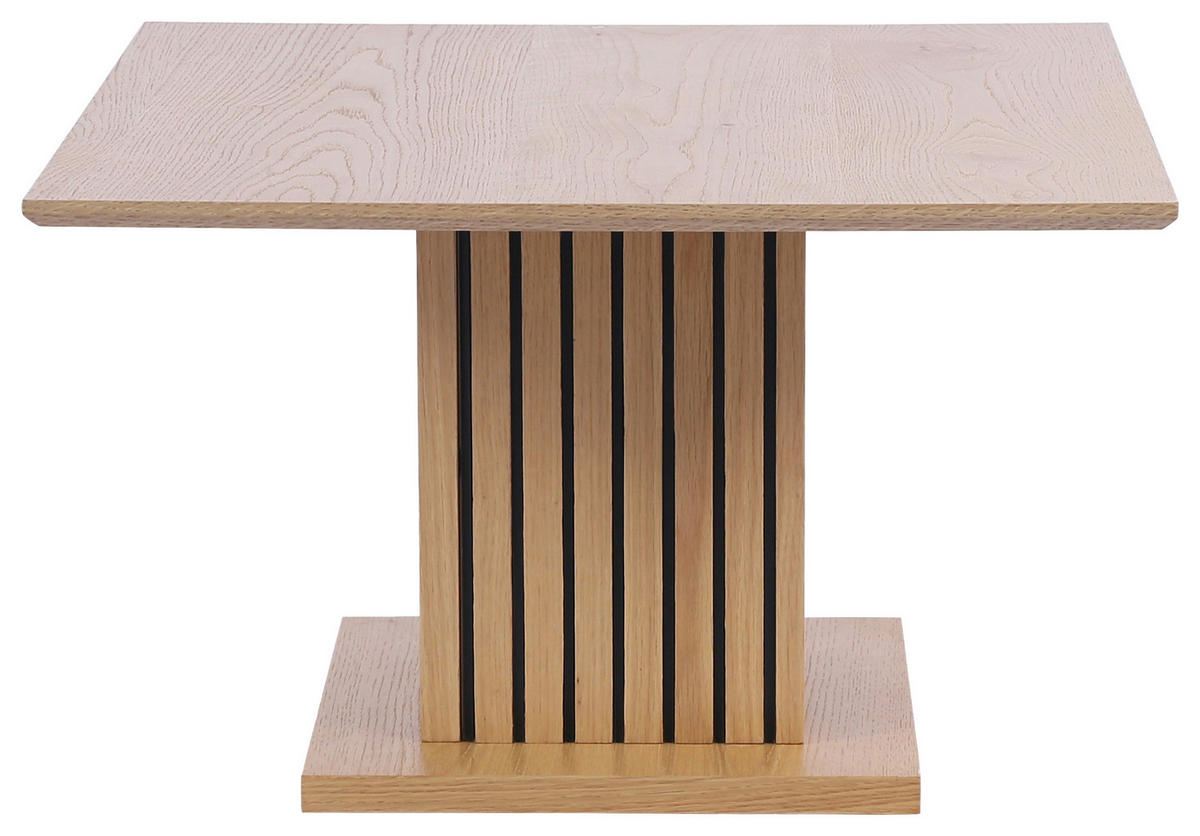 COUCHTISCH Eiche furniert 70/70/44 cm quadratisch Eichefarben  - Eichefarben, Natur, Holz/Holzwerkstoff (70/70/44cm) - Stylife