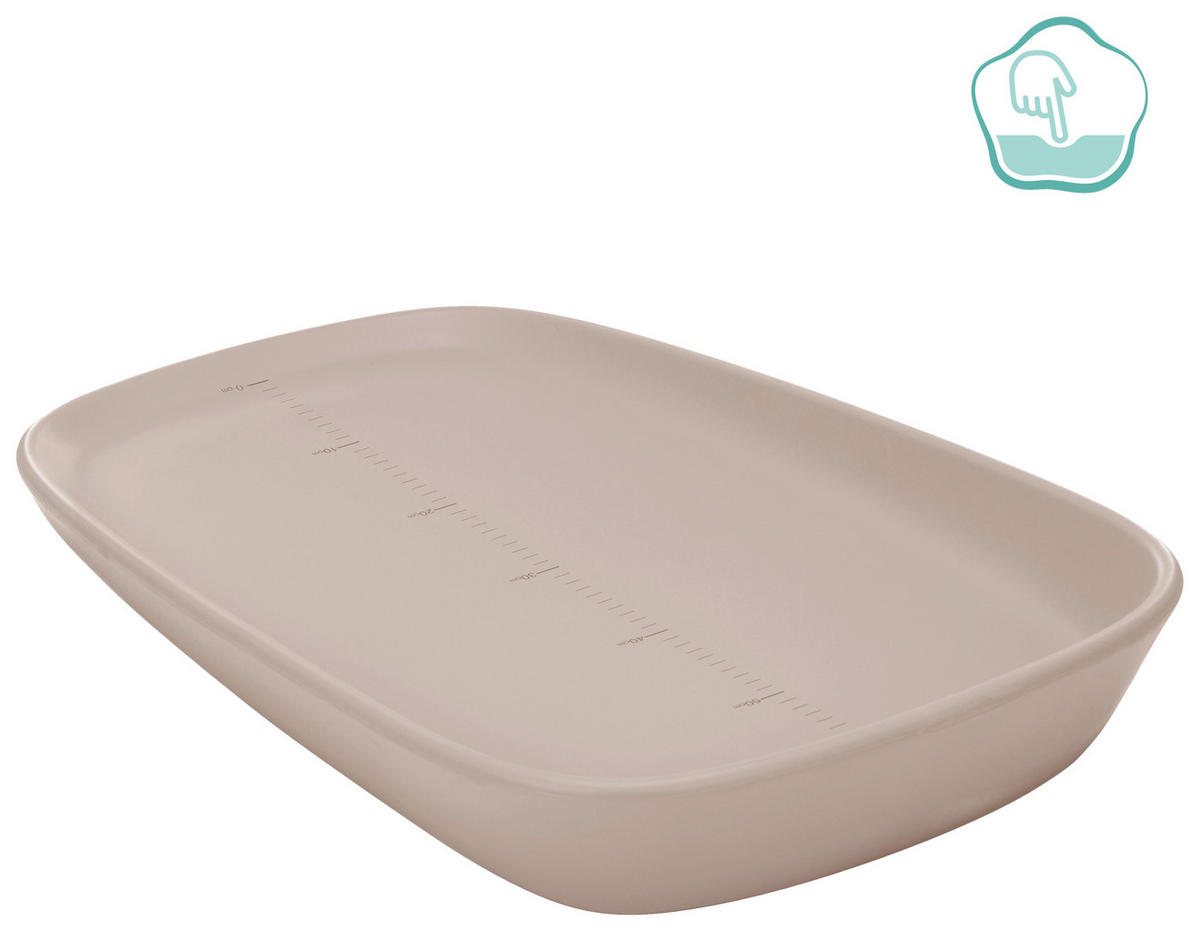 PODLOGA ZA PREVIJANJE   - taupe, Basics, plastika (45/72cm) - Jimmylee