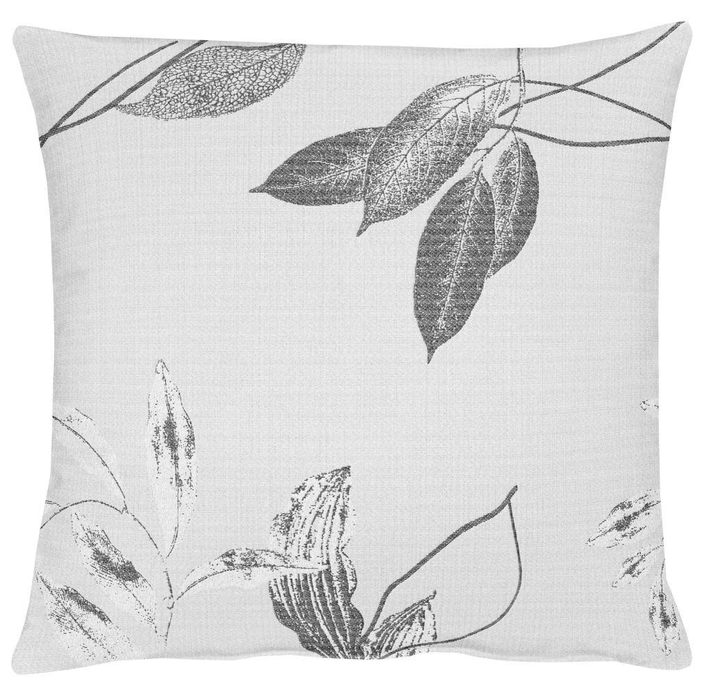 KISSENHÜLLE Loft Style 49/49 cm - Schwarz/Weiß, Basics, Textil (49/49cm) - Ambiente