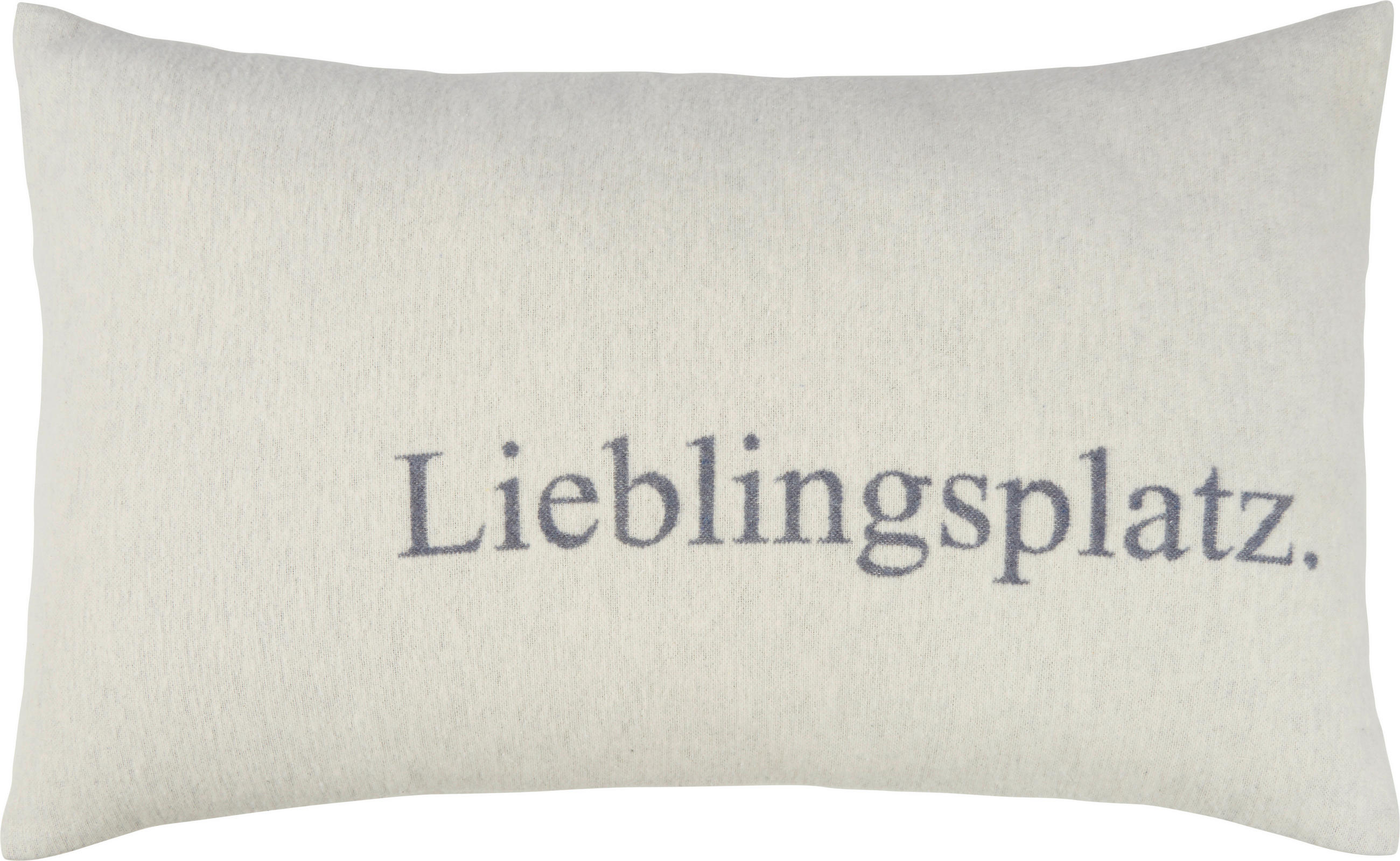 ZIERKISSEN   40/60 cm   - Weiß/Grau, Design, Textil (40/60cm) - David Fussenegger