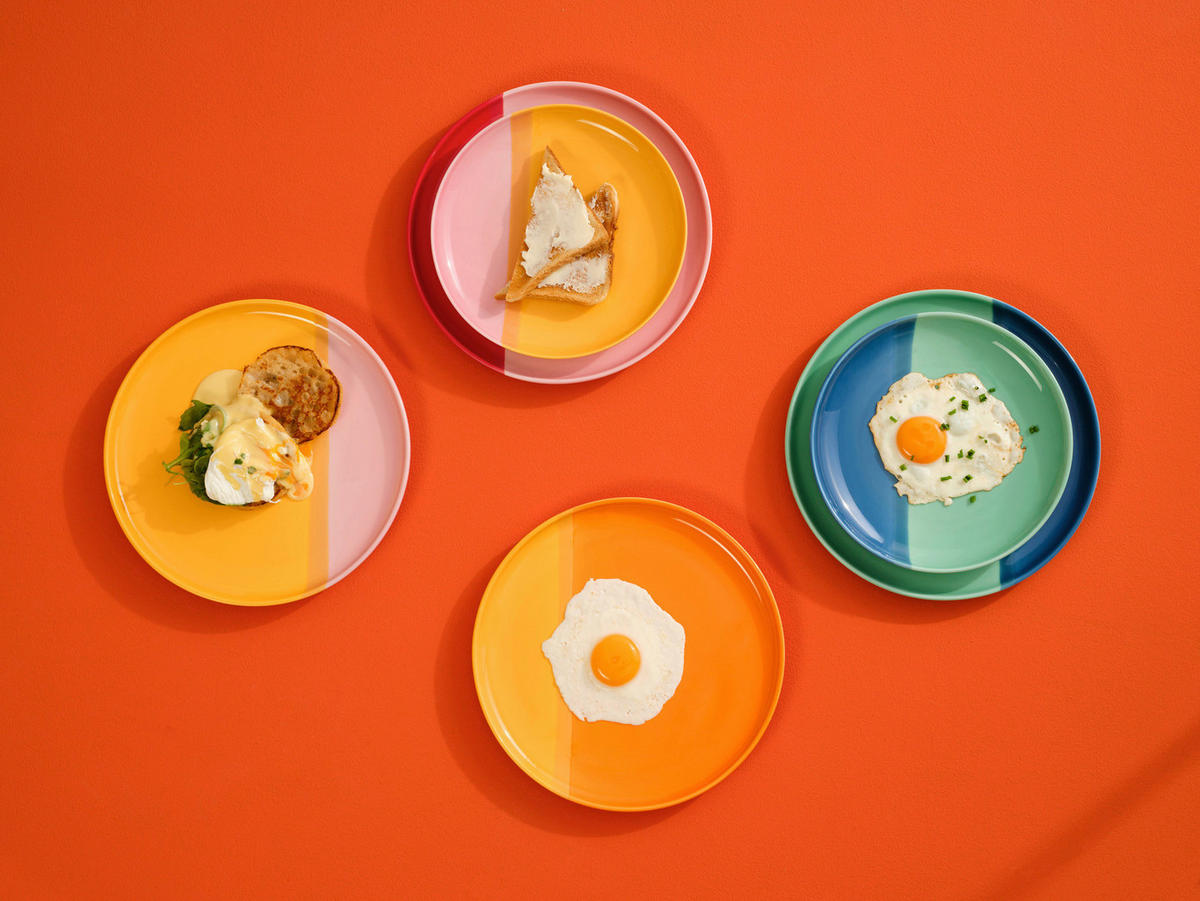 DESSERTTELLER Rot joy  - Rot, KONVENTIONELL, Keramik (22/2,6cm) - ASA