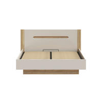 POSTELJA   x  , leseni material peščene barve  - barve hrasta/peščene barve, Moderno, leseni material (180/200cm) - Hom`in