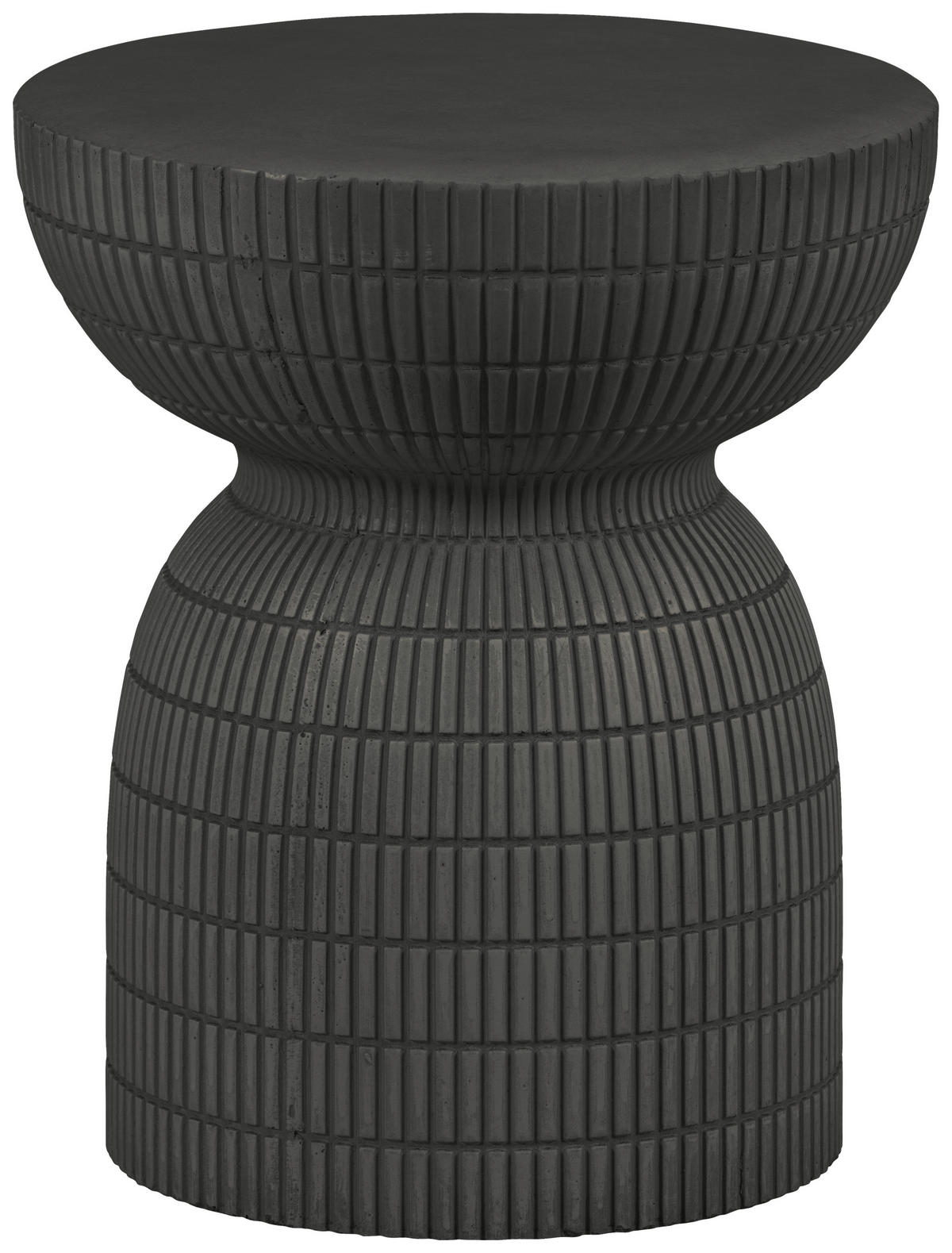 COUCHTISCH Samson 37/37/44 cm rund Dunkelbraun  - Dunkelbraun/Braun, Design, Kunststoff (37/37/44cm) - Livetastic