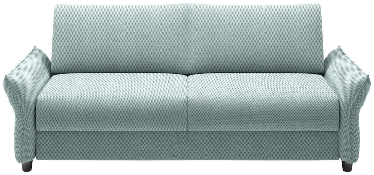 SCHLAFSOFA in Textil Mintgrün  - Schwarz/Mintgrün, Konventionell, Kunststoff/Textil (198/82/106cm) - Ti'me