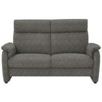 2,5-SITZER in Flachgewebe Graubraun  - Graubraun/Schwarz, KONVENTIONELL, Textil/Metall (178/107/97cm) - Pure Home Comfort