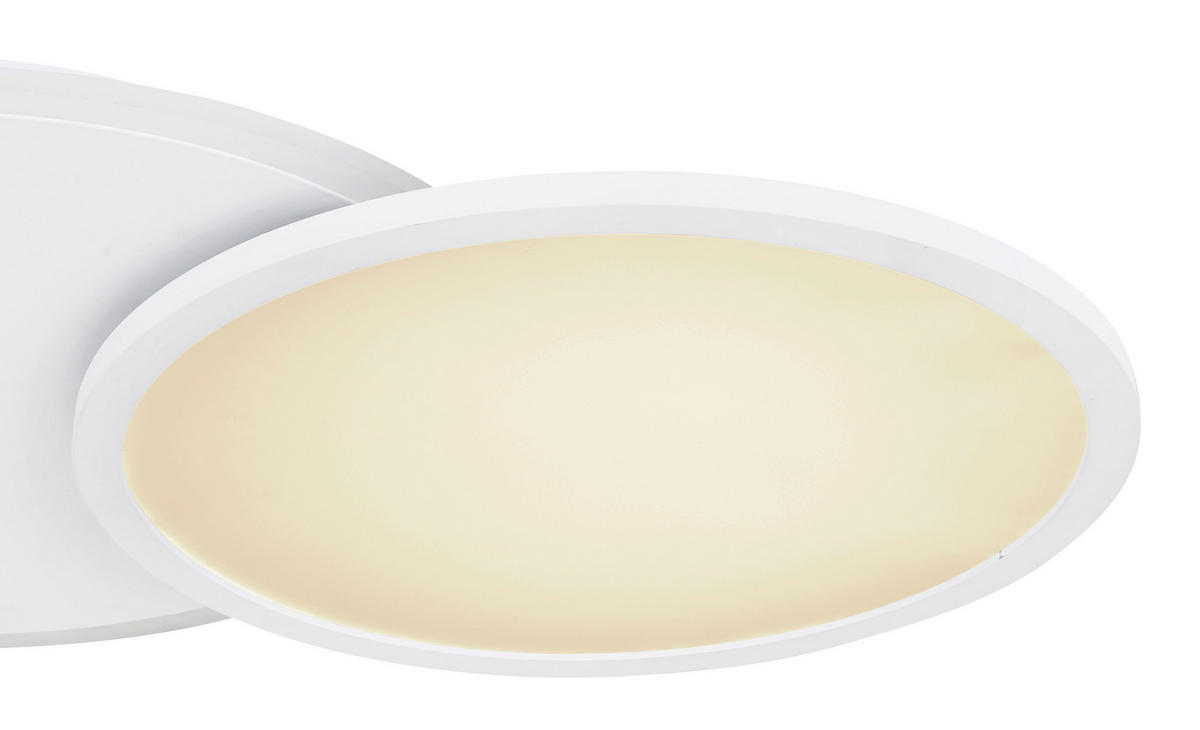 LED-DECKENLEUCHTE 33/45,2/7,5 cm   - Weiß, Trend, Kunststoff/Metall (33/45,2/7,5cm)