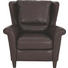 KŘESLO UŠÁK - barvy dubu/hnědá, Lifestyle, dřevo/kůže (92/96/98cm) - Natuzzi Editions KŘESLO UŠÁK - barvy dubu/hnědá, Lifestyle, dřevo/kůže (92/96/98cm) - Natuzzi Editions
