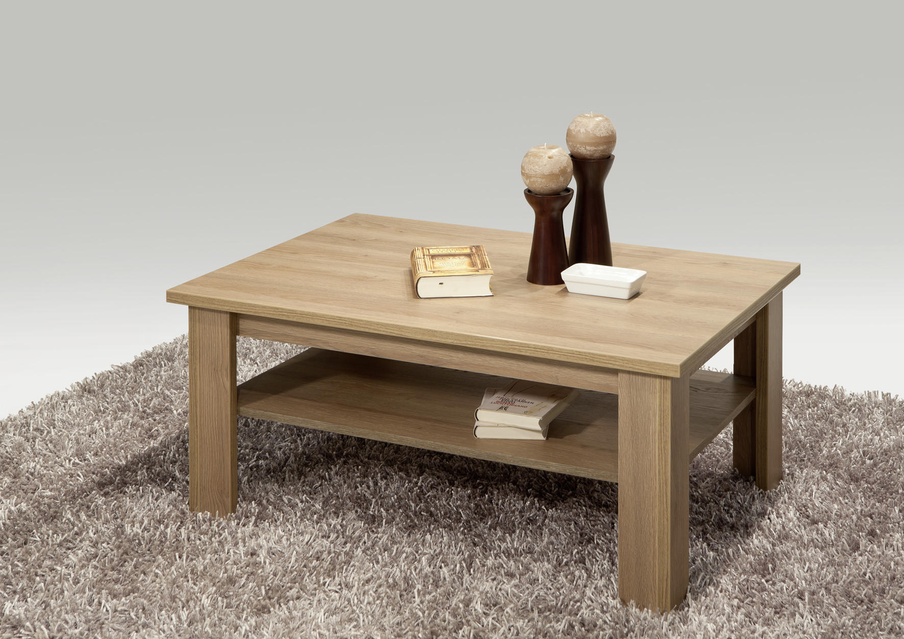 COUCHTISCH in Holzwerkstoff 105/70/45 cm  - Eichefarben, Basics, Holzwerkstoff (105/70/45cm) - Venda