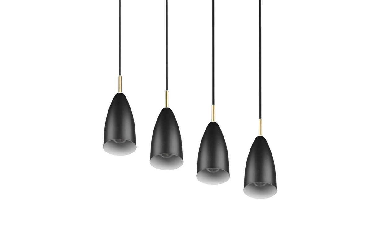 PENDELLEUCHTE  58/150/9 cm   - Schwarz, Basics, Metall (58/150/9cm)