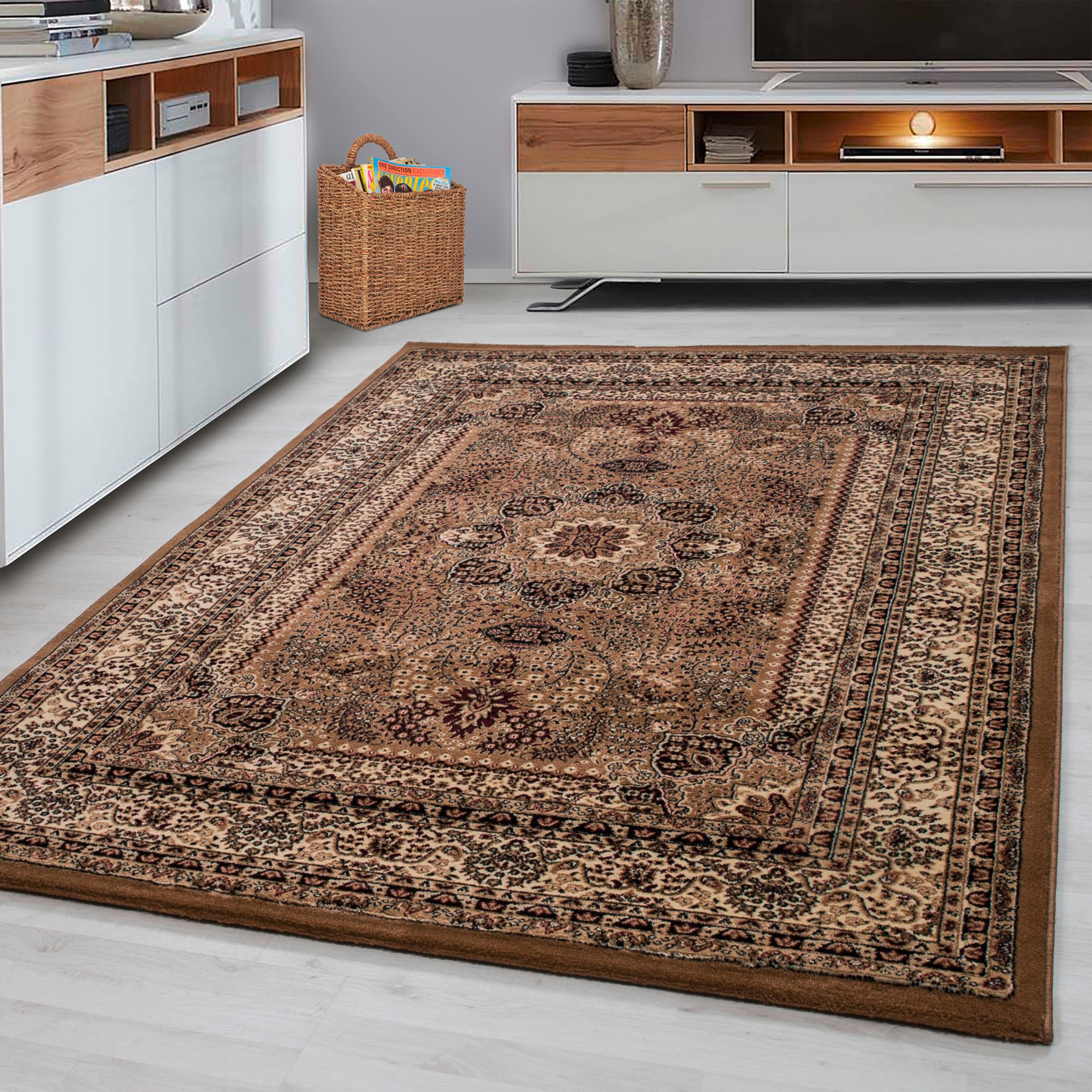 VÄVD MATTA 300/400 cm Marrakesh  - beige, Klassisk, textil (300/400cm) - Novel
