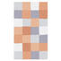 BADTEPPICH Grau, Orange, Weiß 55/65 cm - Orange/Weiß, Basics, Kunststoff/Textil (55/65cm) - Kleine Wolke