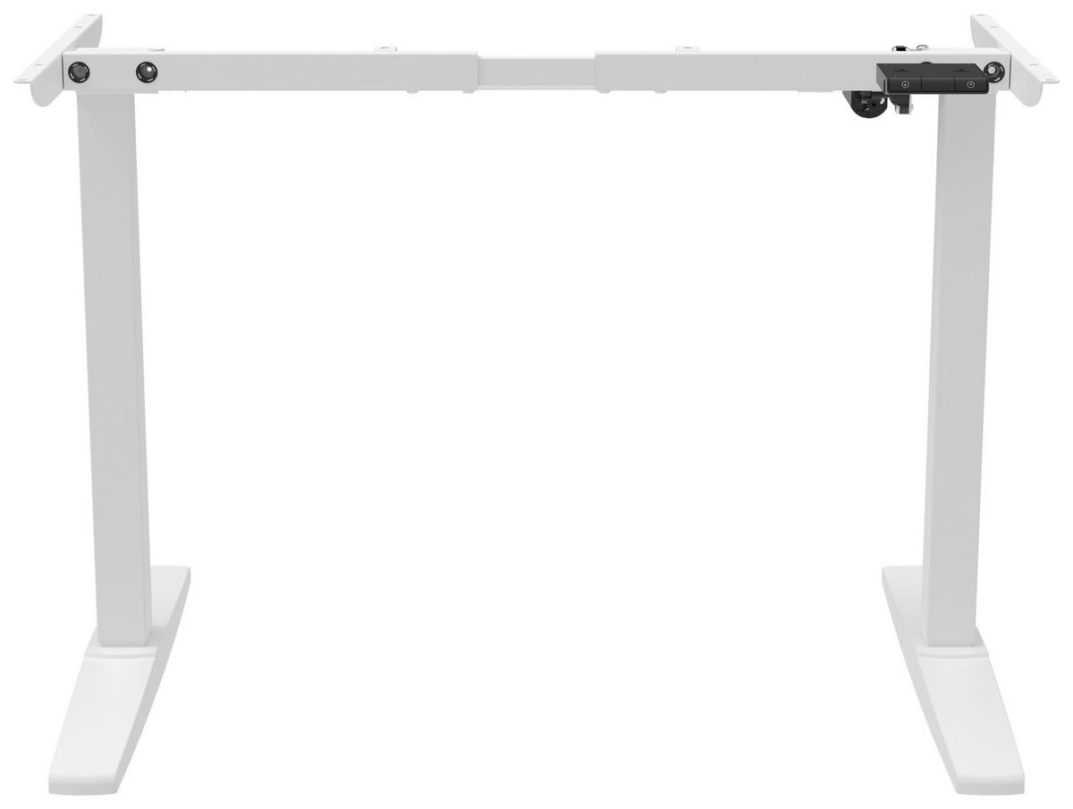 BORDSUNDERREDE i metall, plast 120-160/70/75-120 cm  - vit, Design, metall/plast (120-160/70/75-120cm) - Carryhome