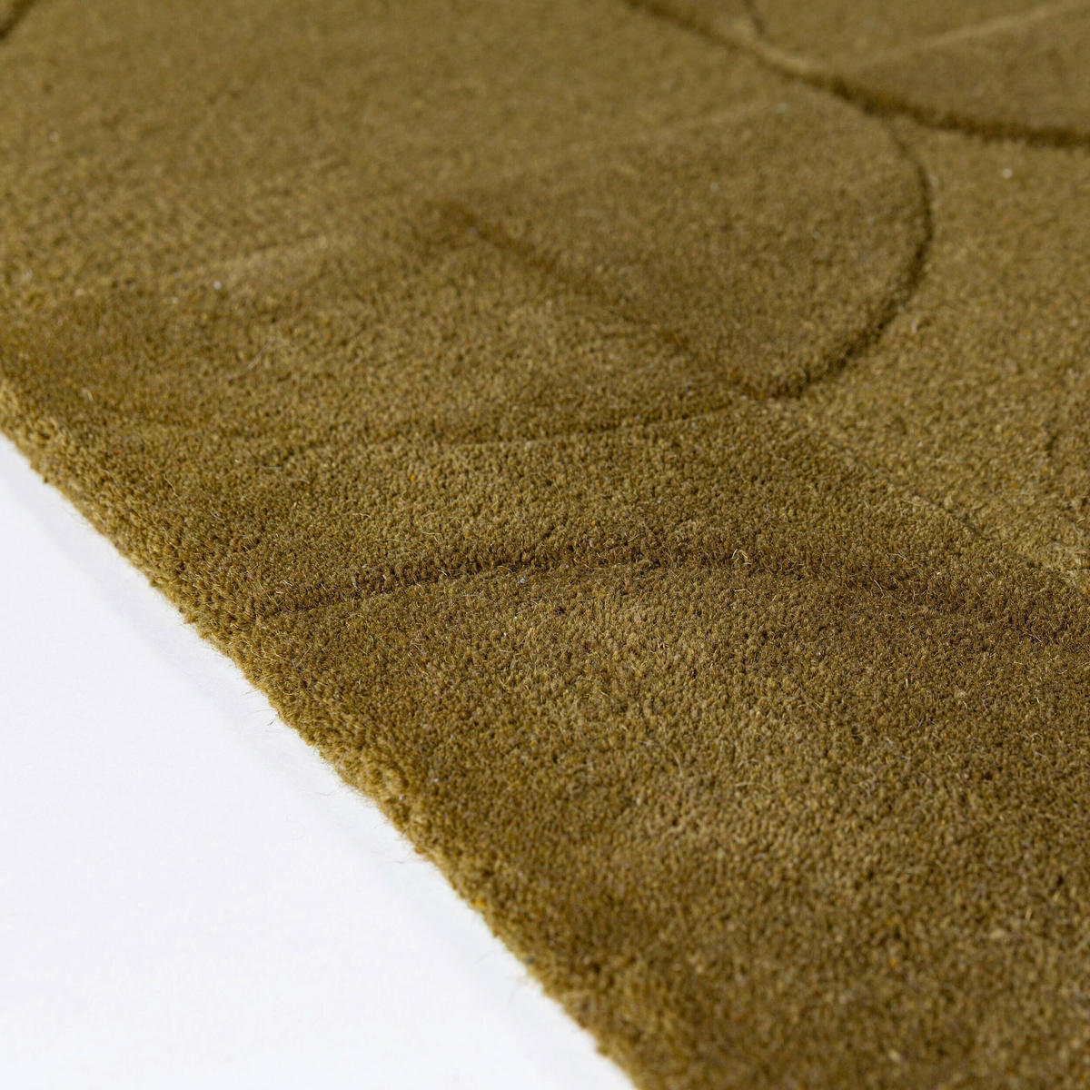 WOLLTEPPICH 120/170 cm Gigi Olivgrün  - Olivgrün, Basics, Textil (120/170cm) - Flair Rugs