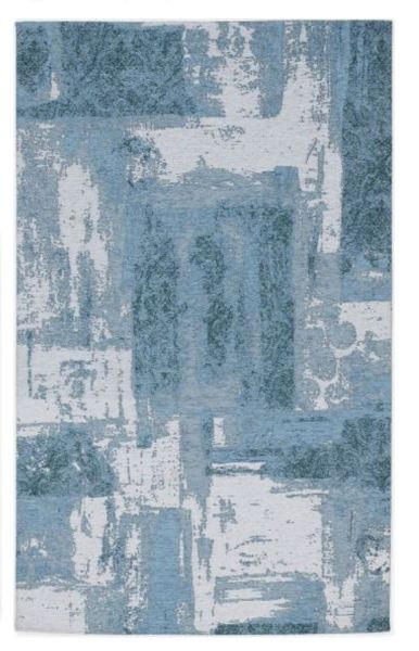 FLACHWEBETEPPICH 120/180 cm Diana Nora Türkis  - Türkis, Basics, Textil (120/180cm) - Novel