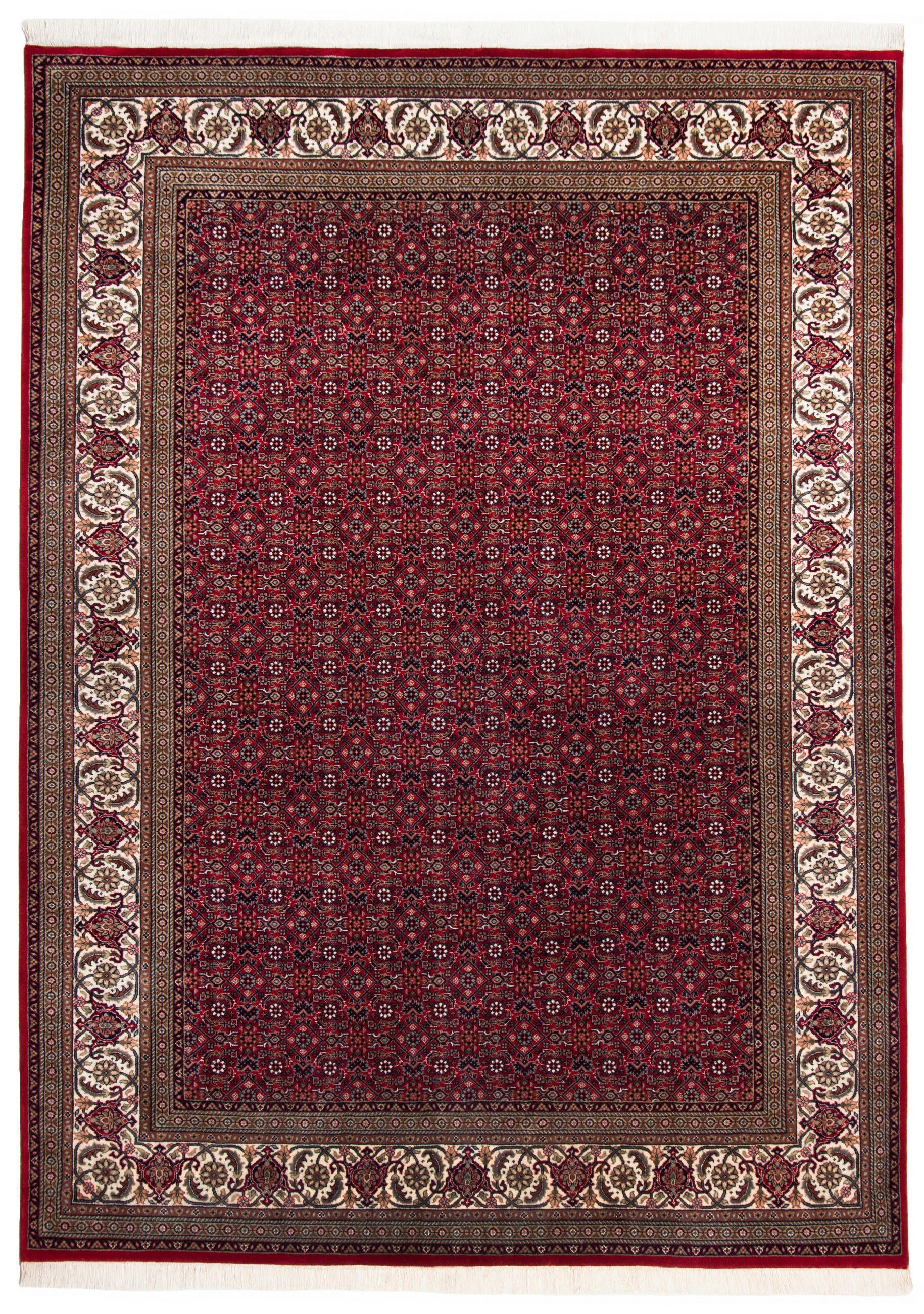 ORIJENTALNI TEPIH 70/140 cm   krem, crvena  SIRSA SILK BIDJAR  - crvena/krem, Basics, tekstil (70/140cm)