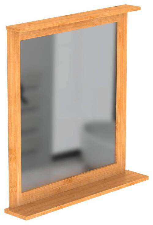 BADEZIMMERSPIEGEL 67,0/70,0/11,0 cm  - Naturfarben, Natur, Holz (67,0/70,0/11,0cm) - Carryhome