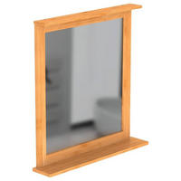 BADEZIMMERSPIEGEL 67,0/70,0/11,0 cm  - Naturfarben, Natur, Holz (67,0/70,0/11,0cm) - Carryhome
