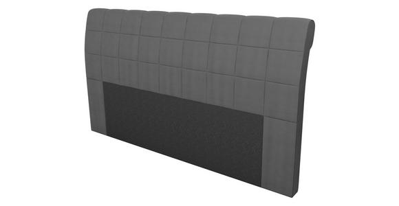 POLSTERBETT 180/200 cm in Anthrazit - Anthrazit/Silberfarben, KONVENTIONELL, Holz/Textil (180/200cm) - Esposa