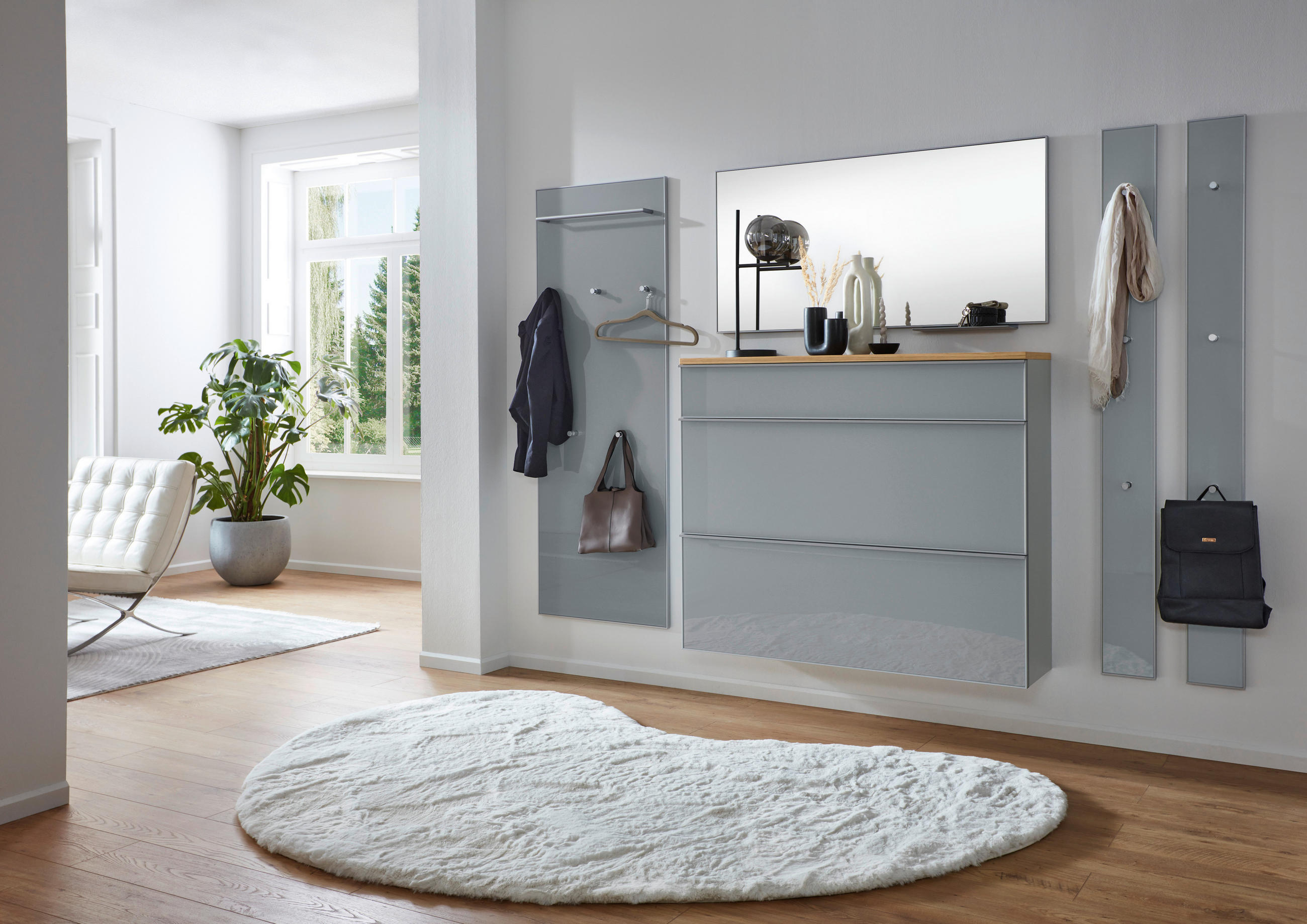 Thumbnail - Ablage, Silber, Metall, eckig, 32x11 cm, Goldenes M, Made in Germany, DGM-Klimapakt, Badezimmer, Badezimmerregale, Badre...