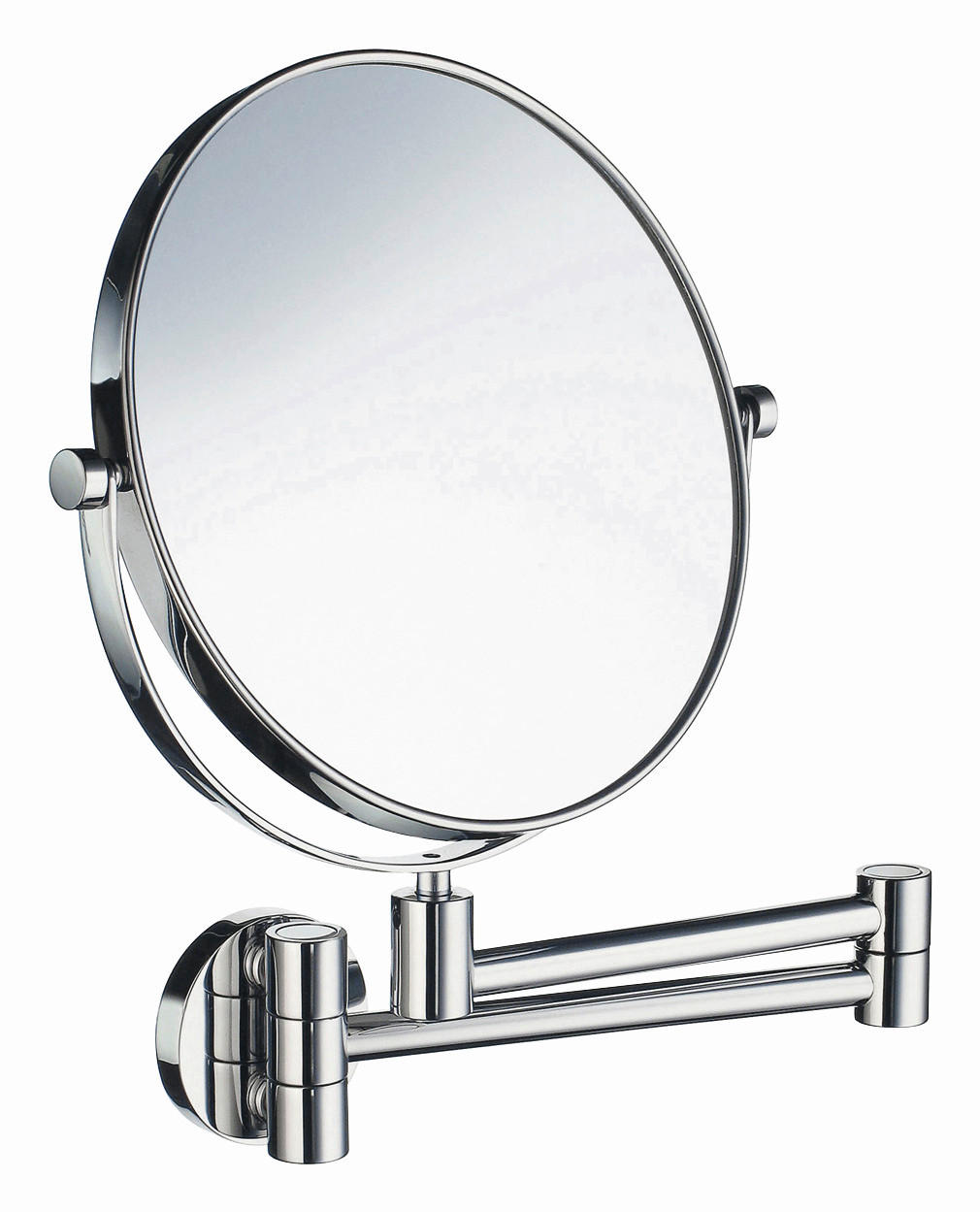 SCHMINKSPIEGEL 20/20/34 cm  - Chromfarben, Basics, Metall (20/20/34cm) - Smedbo