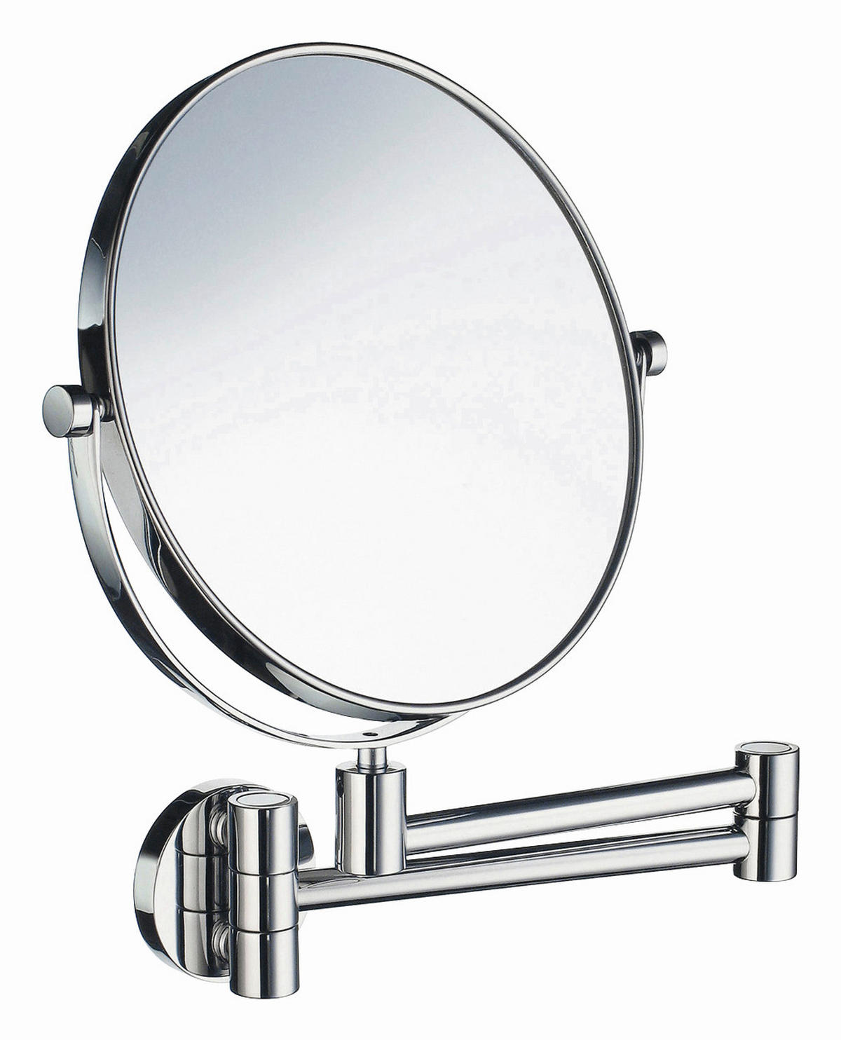 SCHMINKSPIEGEL 20/20/34 cm  - Chromfarben, Basics, Metall (20/20/34cm) - Smedbo