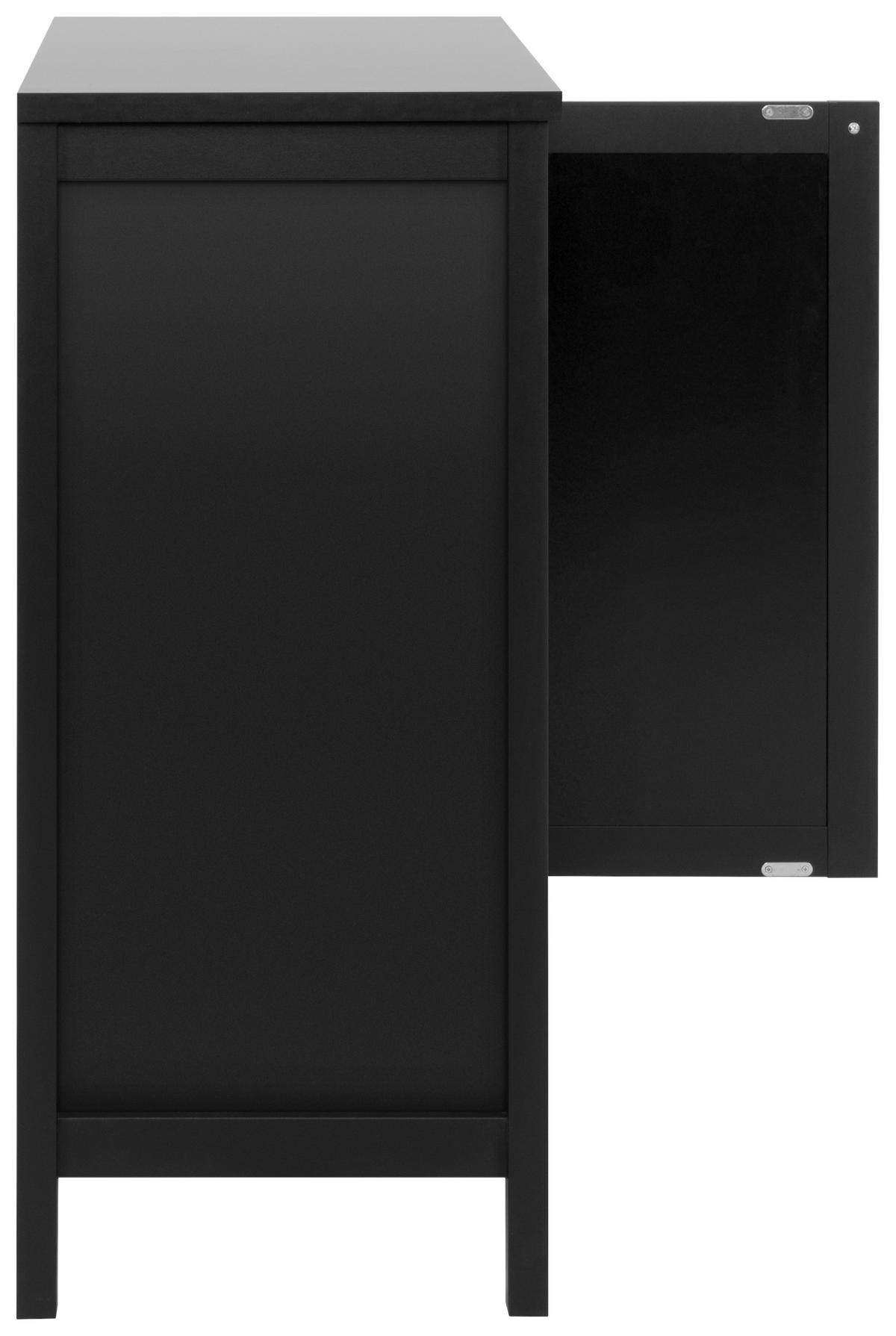 KOMMODE  in 80/90/40 cm  - Messingfarben/Schwarz, Trend, Holzwerkstoff/Metall (80/90/40cm) - MID.YOU