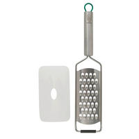 REIBE grob München  - Silberfarben/Grau, Basics, Metall (7,5/31,5cm) - Chefkoch+Fackelmann