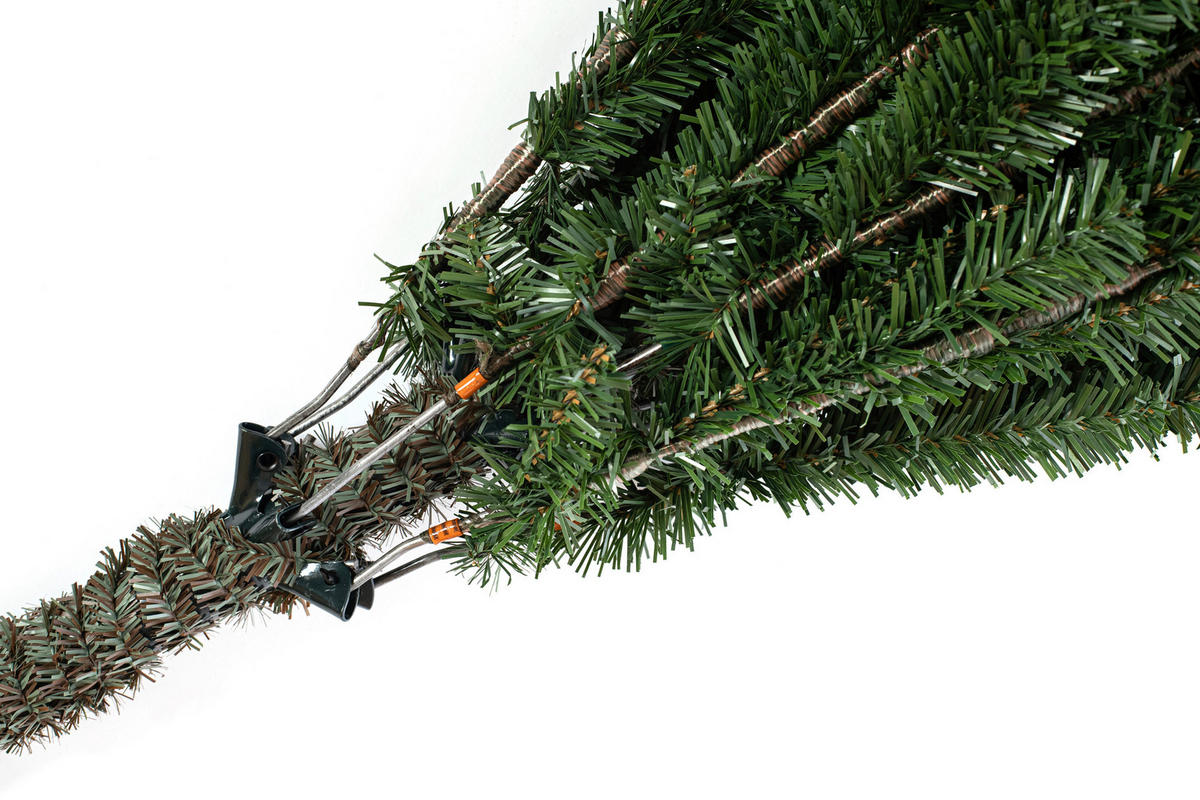 WEIHNACHTSBAUM 210 cm  - Waldgrün, Basics, Kunststoff/Metall (134/210cm)