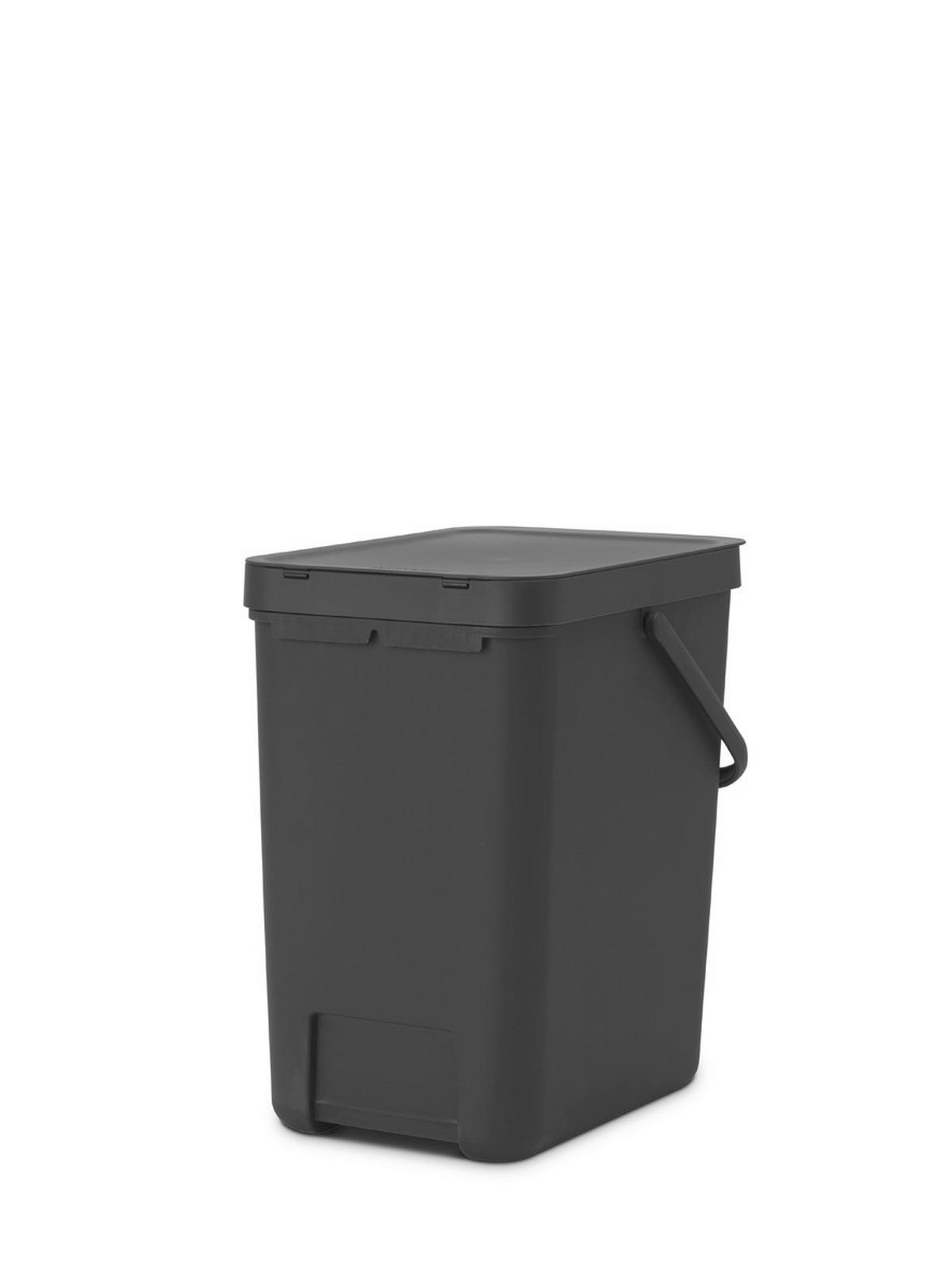 ABFALLEIMER 25 l  Kunststoff  - Grau, Design, Kunststoff (26,7/40/34,1cm) - Brabantia