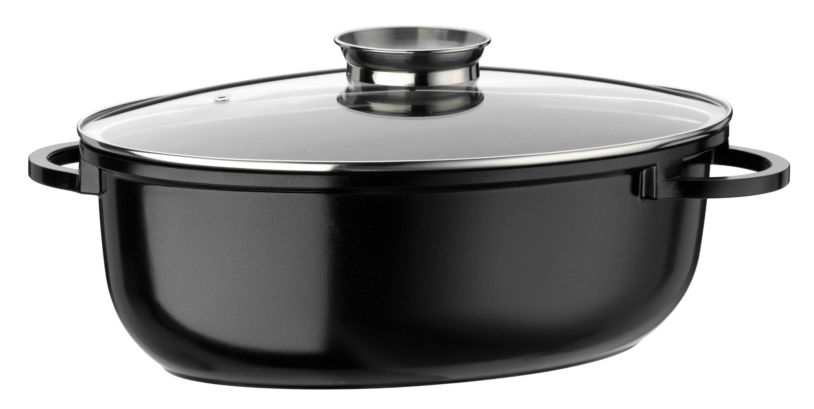 GSW Bräter Gourmet Ceramica Schwarz 25x38 cm