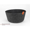 UNIVERSALKORB  - Anthrazit, Basics, Textil (24/24/12cm) - Justinus