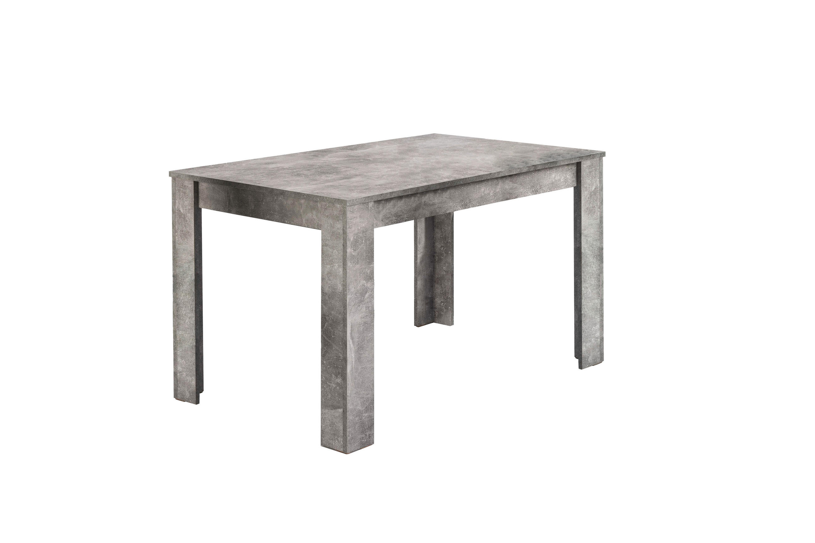 ESSTISCH 120/80/75 cm Nachbildung  Holzwerkstoff in verschiedenen Größen erhältlich, in verschiedenen Holzdekoren erhältlich, schnell aufzubauende und stabile Arbeitsfläche rechteckig Grau  - Grau, MODERN, Holzwerkstoff (120/80/75cm) - MID.YOU