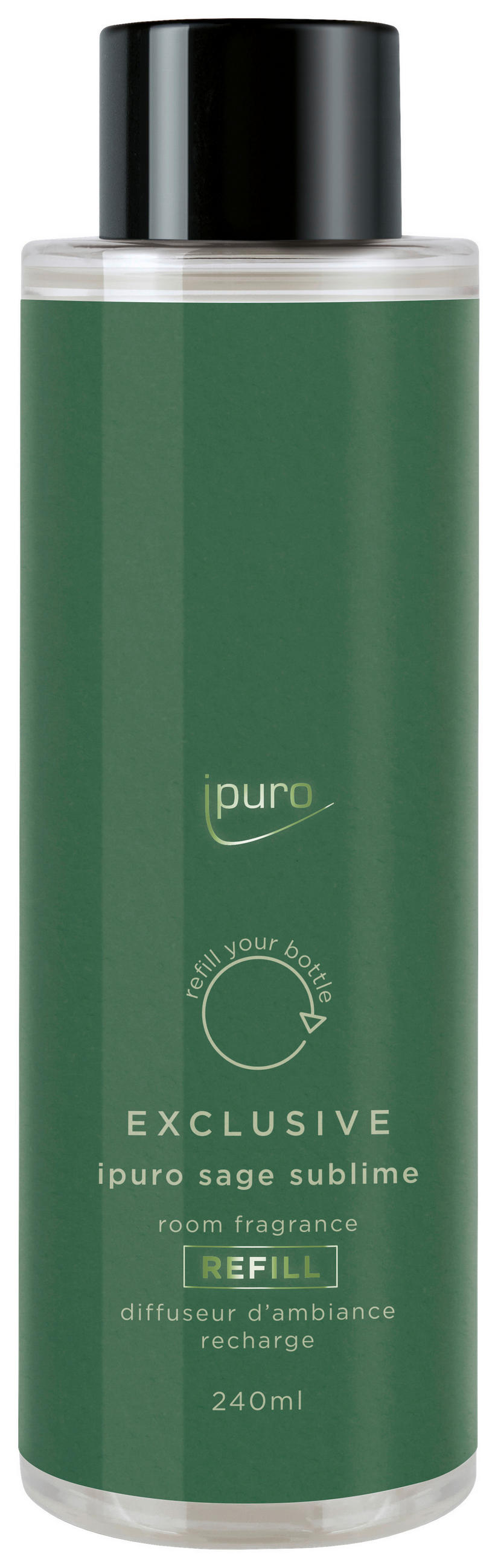 RAUMDUFT-NACHFÜLLUNG 240 ml  - Grün, Basics (240ml) - Ipuro