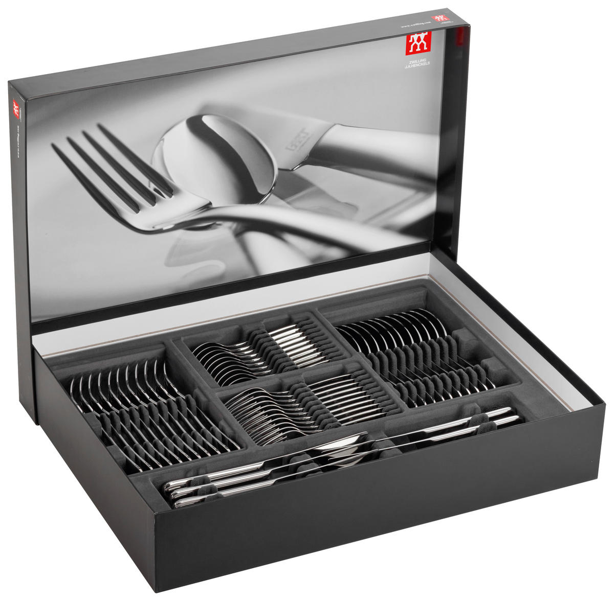 BESTECKSET 68-teilig Edelstahl  - Edelstahlfarben, KONVENTIONELL, Metall - Zwilling