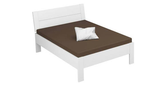 BETT 120/200 cm  in Weiß  - Weiß, Design, Holzwerkstoff (120/200cm) - Xora