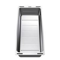 SCHALE   - Edelstahlfarben, Basics, Metall (43,5/7,3/17,5cm) - Blanco