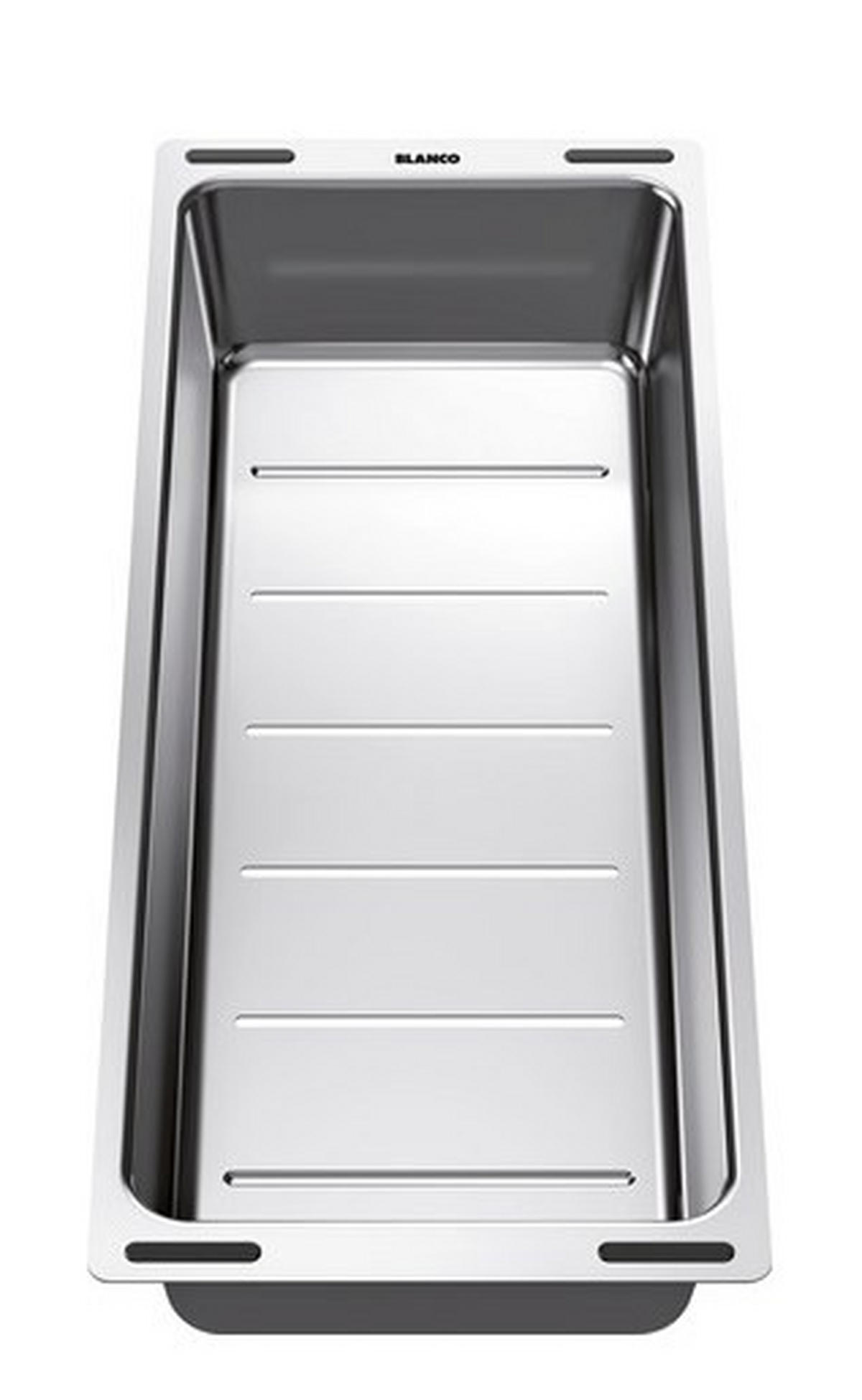 SCHALE   - Edelstahlfarben, Basics, Metall (43,5/7,3/17,5cm) - Blanco