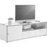 TV-ELEMENT 160/50/45 cm - Silberfarben/Weiß, Design, Holzwerkstoff/Kunststoff (160/50/45cm) - Carryhome TV-ELEMENT 160/50/45 cm - Silberfarben/Weiß, Design, Holzwerkstoff/Kunststoff (160/50/45cm) - Carryhome