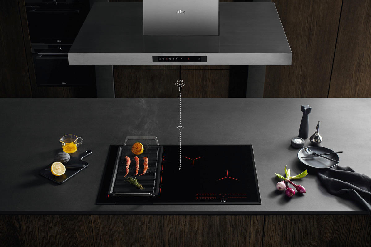 INDUKTIONSKOCHFELD IKE84445IB  - Schwarz, Basics, Glas (77/51cm) - AEG