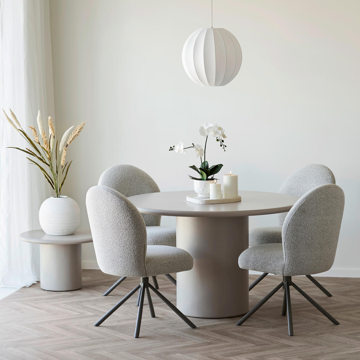 KUNSTBLUME - Beige/Grün, Basics, Kunststoff (20/130cm)