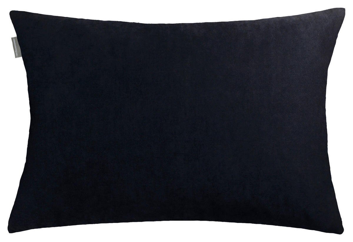 KISSENHÜLLE MR-SQUARE 40/60 cm  - Schwarz/Weiß, Basics, Textil (40/60cm) - Musterring