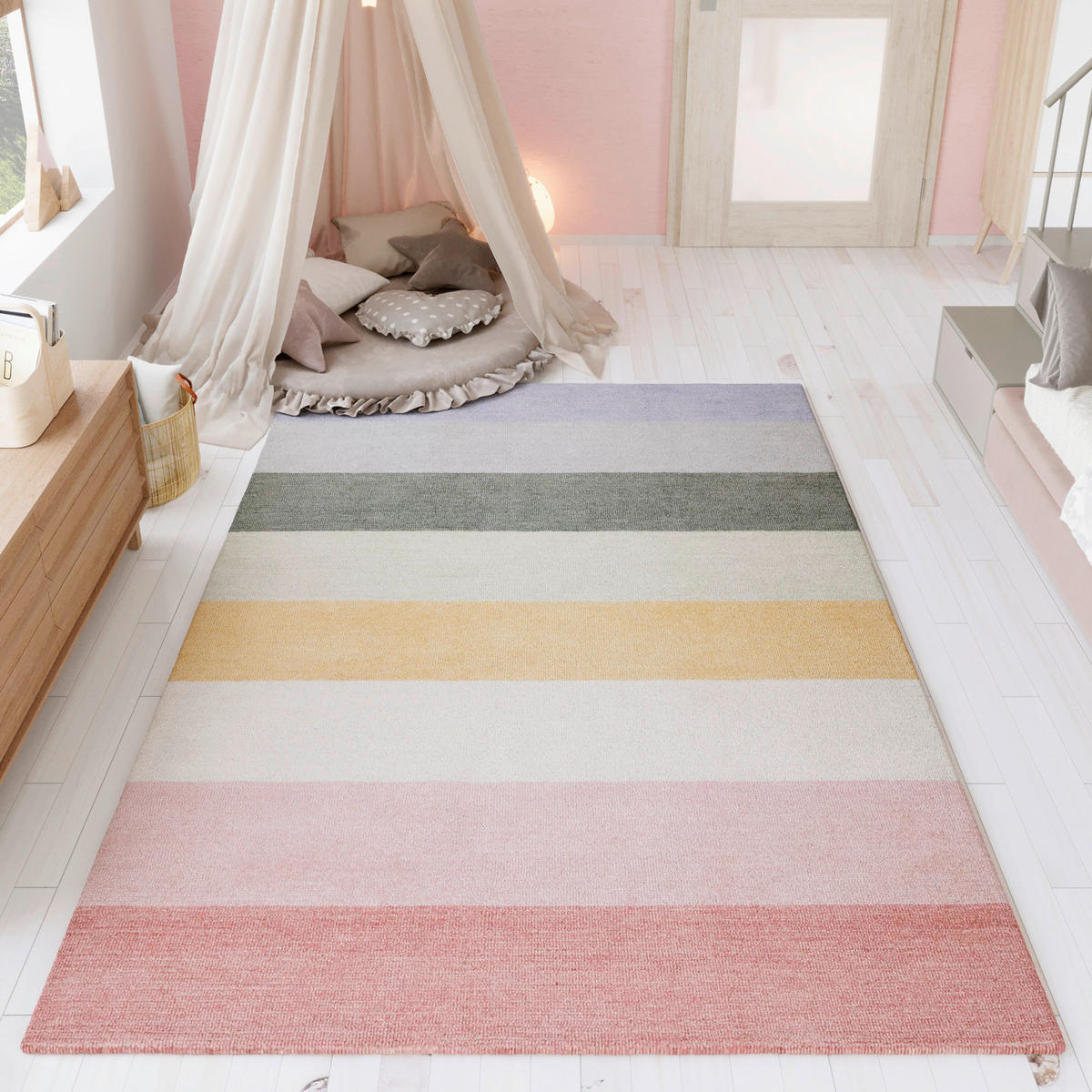 KINDERTEPPICH 160/230 cm Lio Multicolor rechteckig  - Multicolor, Basics, Textil (160/230cm)