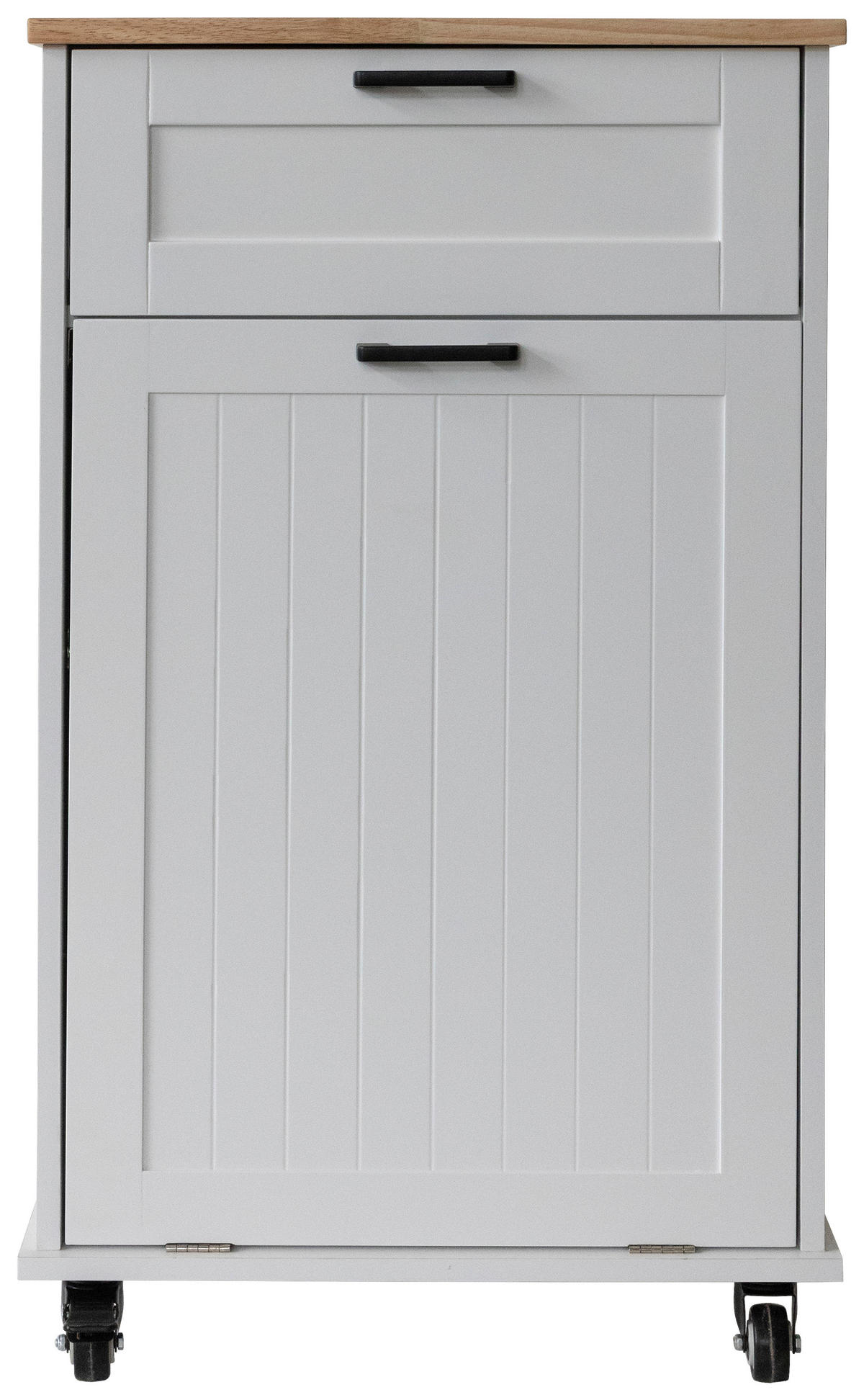 SERVIERWAGEN in Weiß  - Schwarz/Weiß, Basics, Holz/Holzwerkstoff (52/89/35cm) - MID.YOU