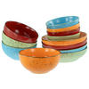SCHÜSSELSET Nature Collection Mediterran 12-teilig  - Multicolor, Basics, Keramik - Creatable