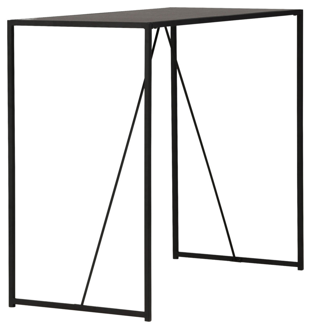 BARBORD i metall, trämaterial  120/60/105 cm  - svart, Design, metall/trämaterial (120/60/105cm) - Livetastic