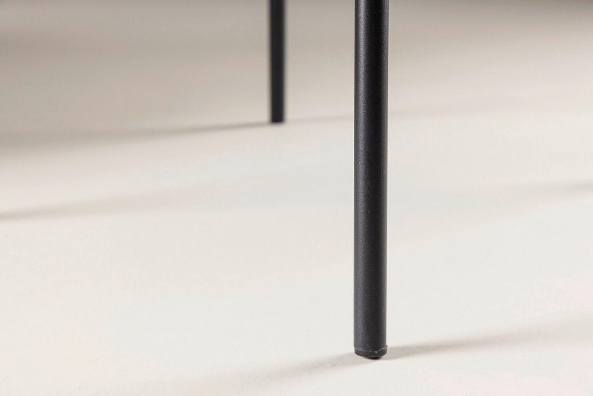 STOL stål  - beige/svart, Modern, metall/textil (57/87/60cm) - Livetastic