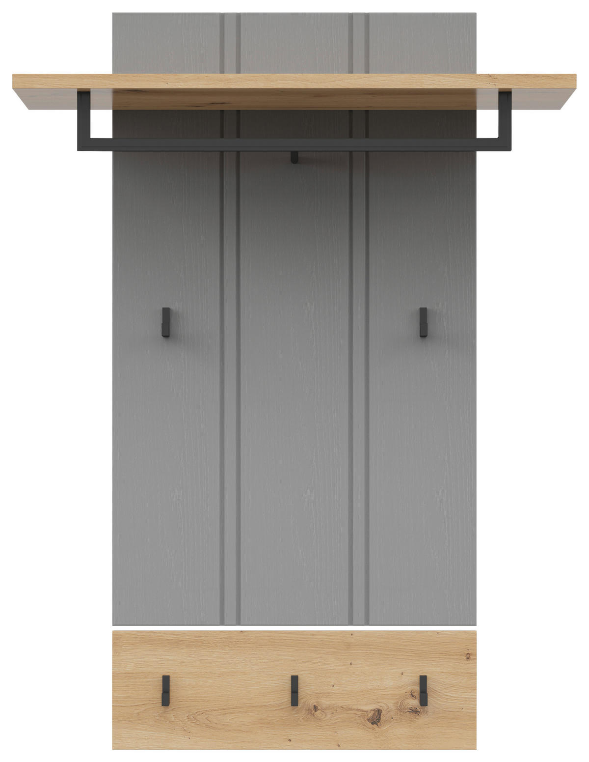 PANOU CUIER 85/118/32 cm  - stejar Artisan/gri, Lifestyle, material pe bază de lemn (85/118/32cm) - Hom`in