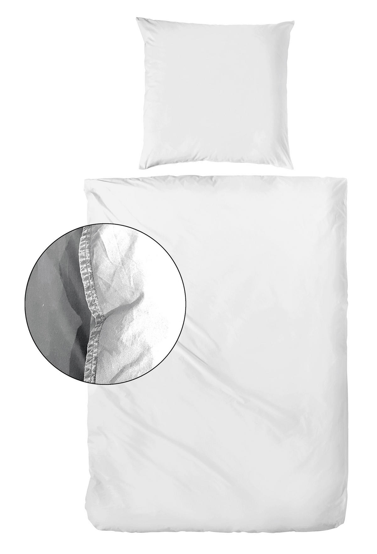 BETTWÄSCHE Renforcé 135/200 cm  - Weiß, Basics, Textil (135/200cm)